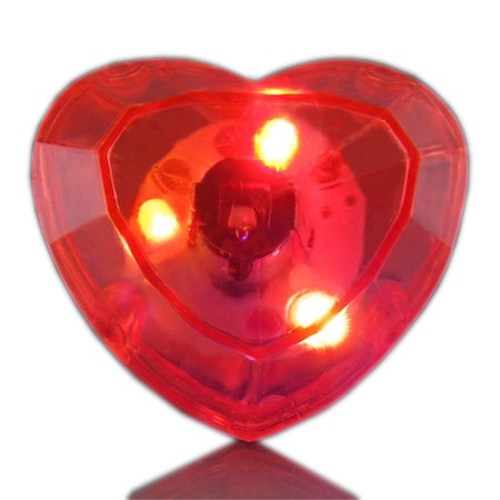 Endless Games Huge Heart Gem Rings, Red EN3335746